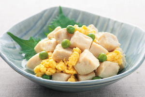 和食へのこだわり　いたわり逸品　高野豆腐の玉子とじ
