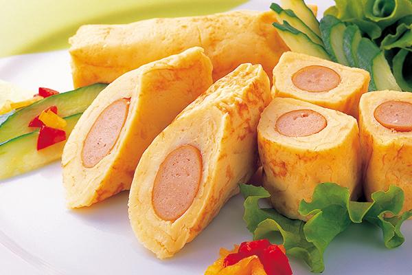 ウインナー玉子巻
